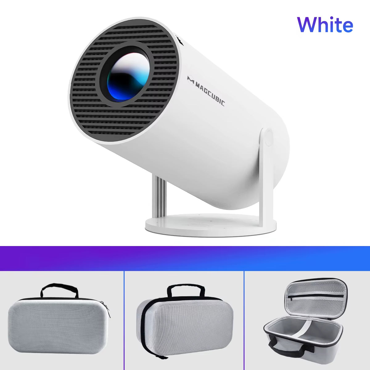 Revolutionize Your Home Cinema Experience with the HY300 Pro 4K Android Projector - Dual WiFi6, Bluetooth 5.0, 290 ANSI Lumens, and More!